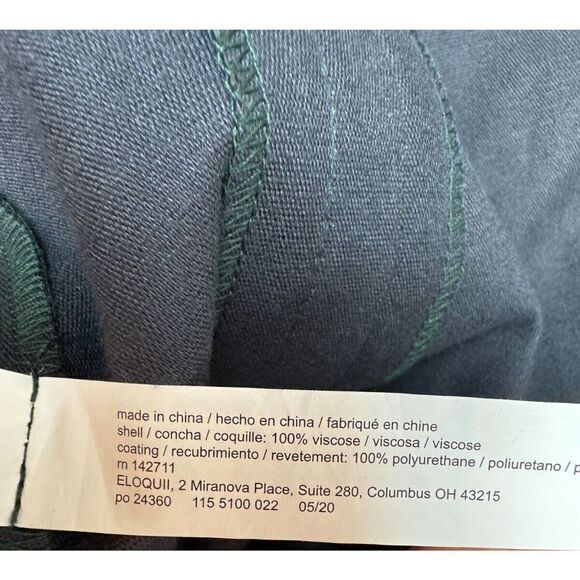 ELOQUII green stretch faux vegan leather cropped ankle pants 24 NWT - Picture 10 of 10